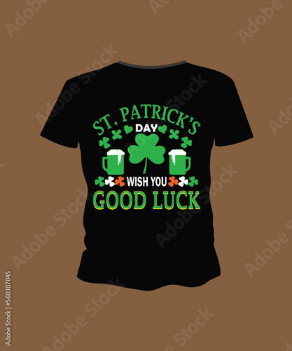 st. patrick’s day wish you good lock - st Patrick's day quote vector t shirt design