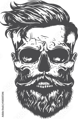 skull hipster