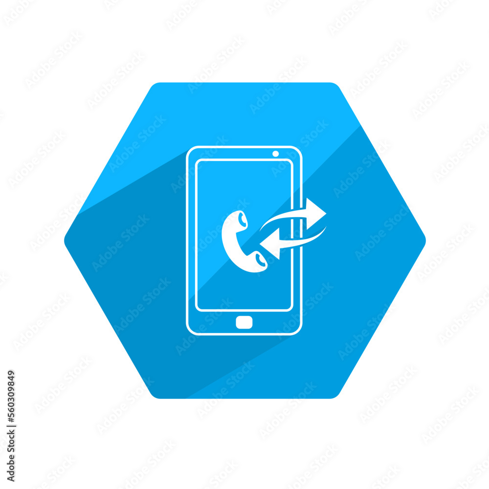 Flat 3d Contact Icon Flat 3d Contact Icon
