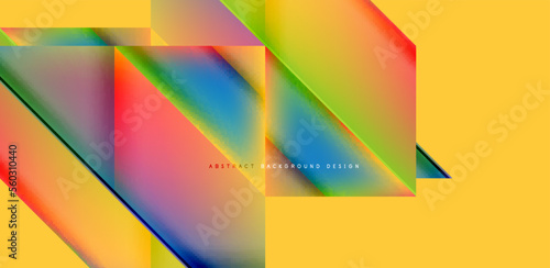 Dynamic bright lines abstract background, stripes with fluid colors, liquid gradients. Vector Illustration For Wallpaper, Banner, Background, Card, Book Illustration, landing page