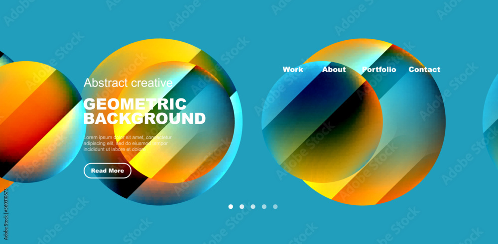 Circles with glossy surface and light and shadow effects abstract background. Template for covers, templates, flyers, placards, brochures, banners Circles with glossy surface and light and shadow effects abstract background. Template for covers, templates, flyers, placards, brochures, banners