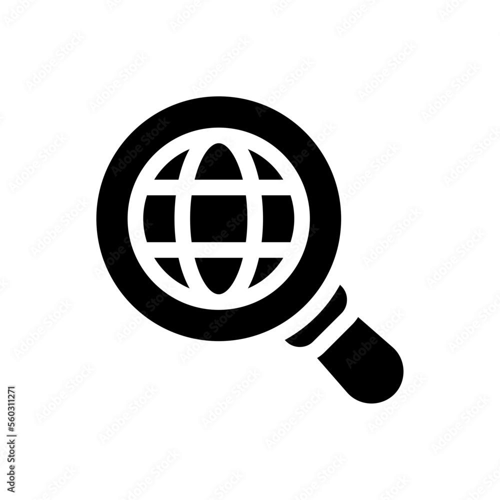 research glyph icon research glyph icon
