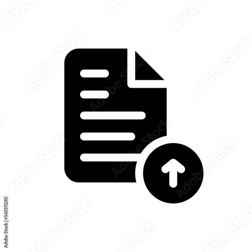 upload glyph icon