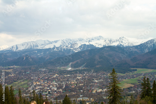 beautiful green high mountains in Poland