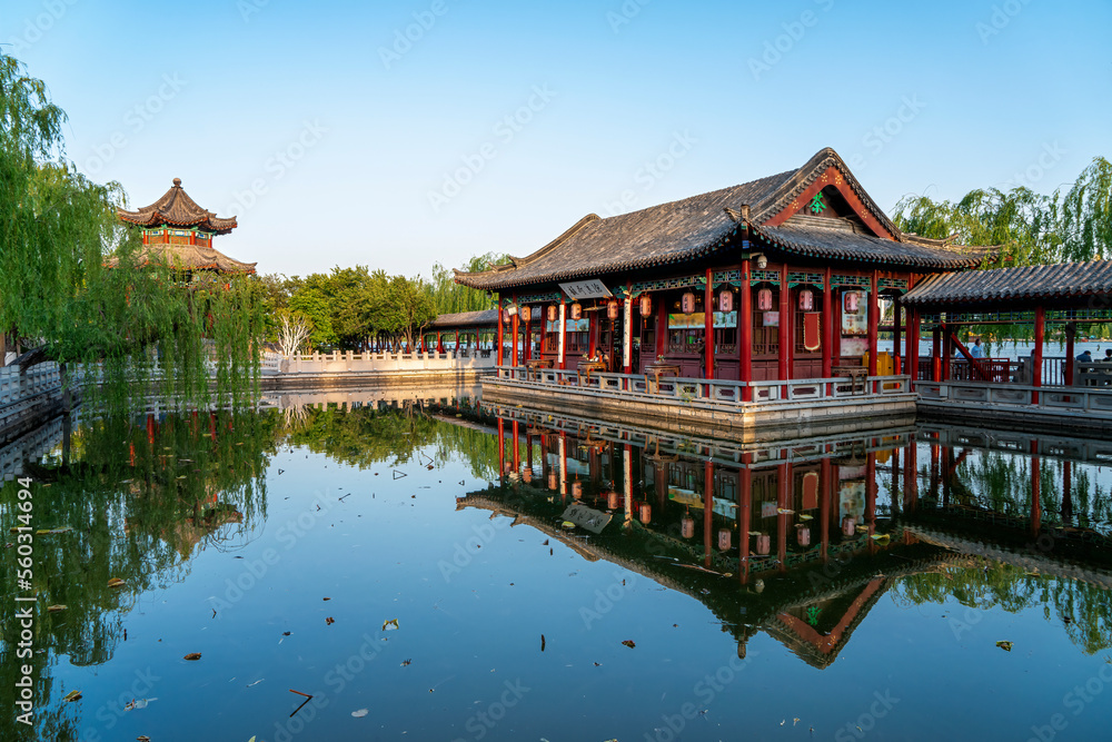 Jinan Daming Lake Chinese Garden Scenic Area Jinan Daming Lake Chinese Garden Scenic Area