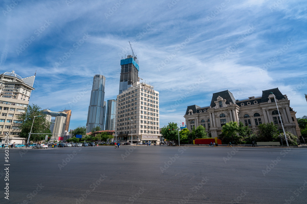 Obraz premium Outdoor China Tianjin City Scenery