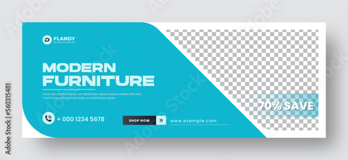 Minimalist furniture sale banner or social media post template. Furniture sale banner template. Social media post web banner template. Modern furniture social media post templates.