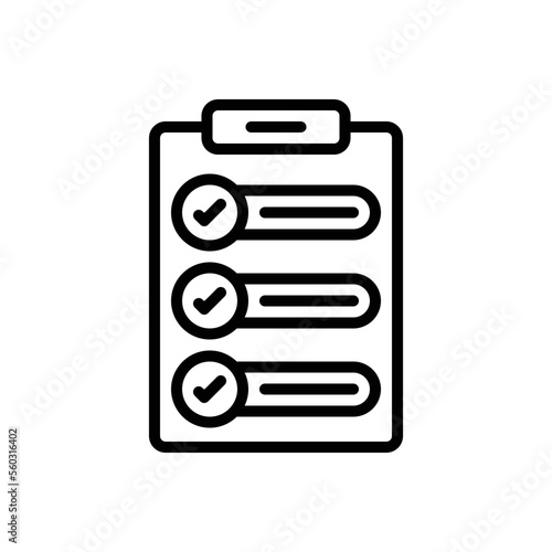 Black line icon for task Free Download Black line icon for task - GFXLoad