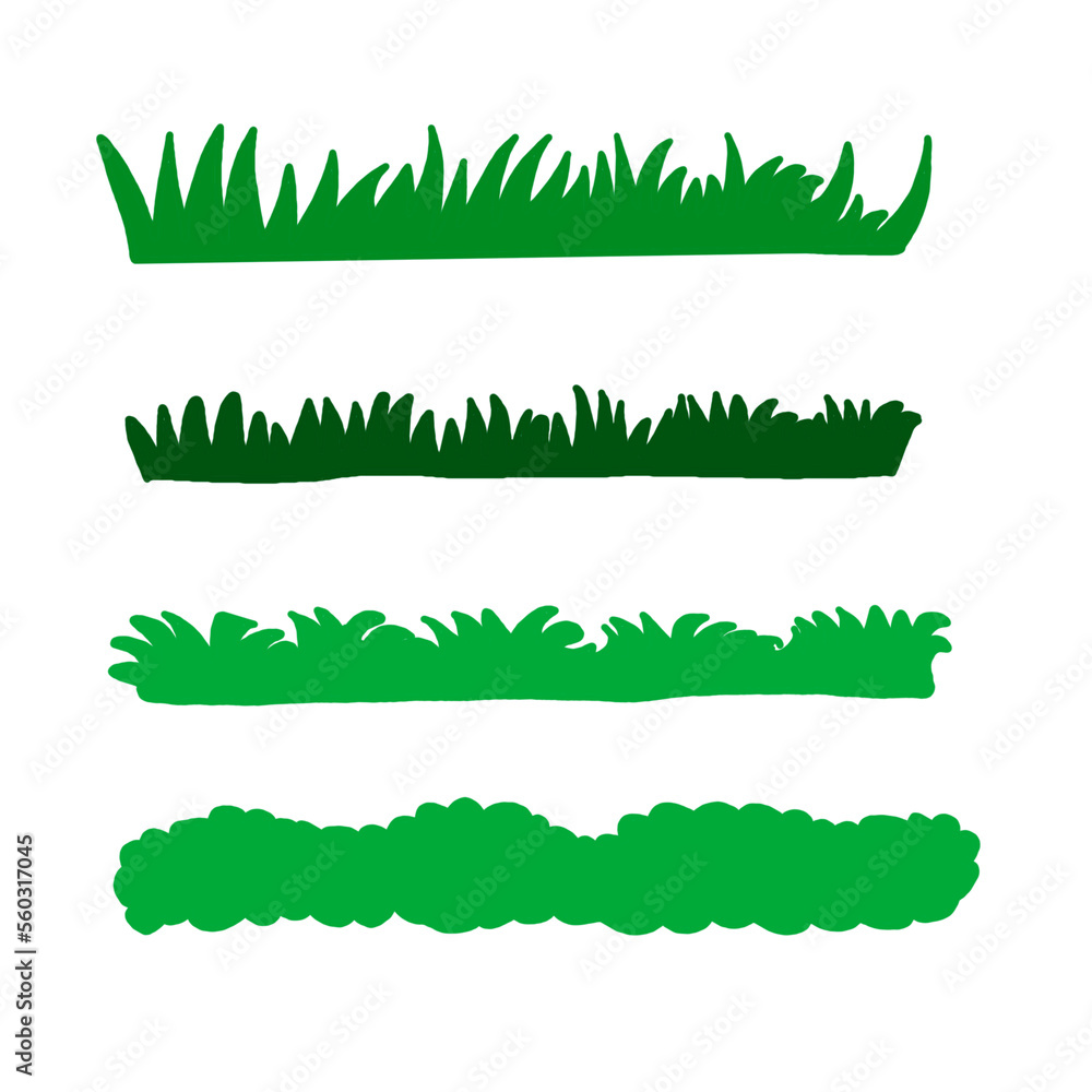 green grass frame