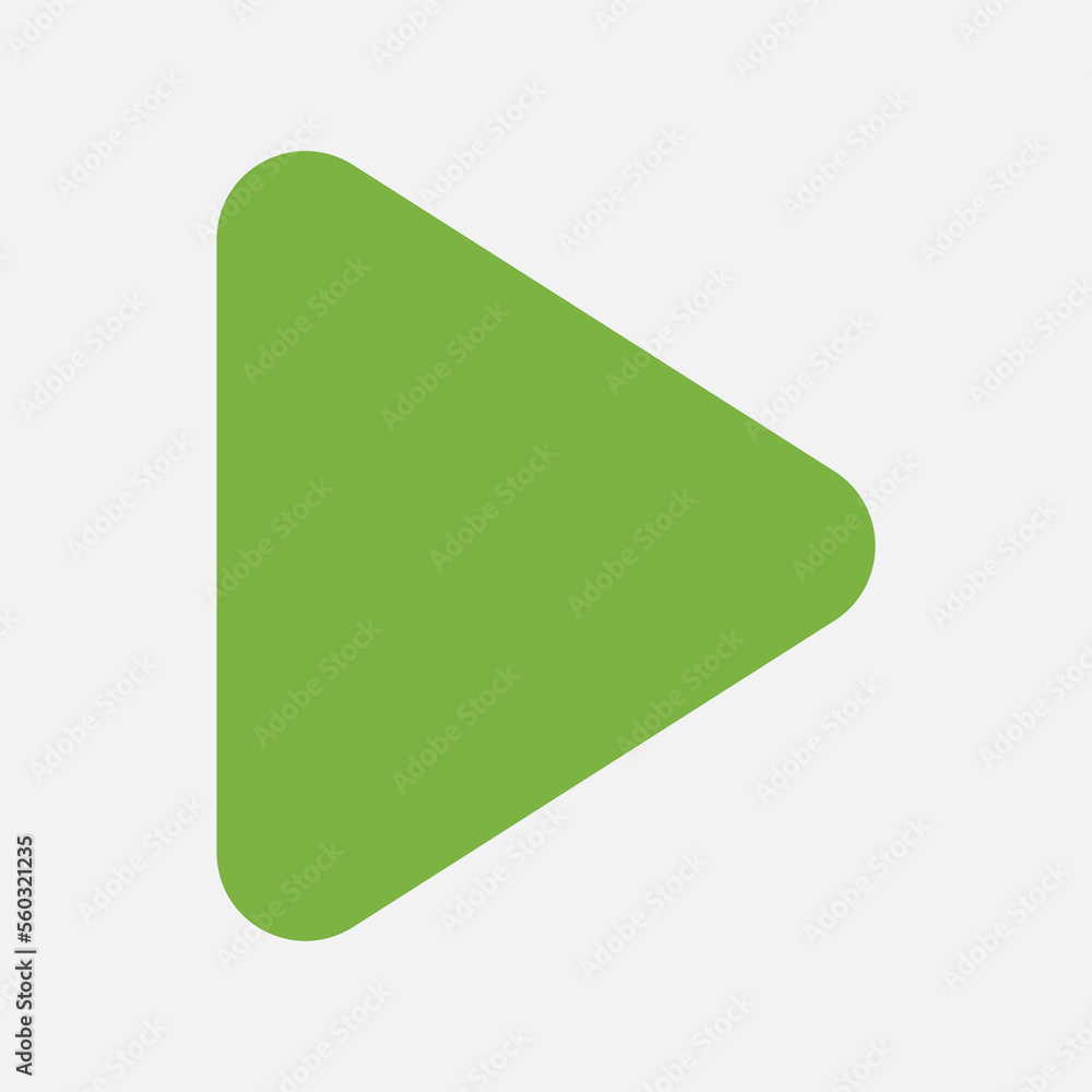 Play icon in flat style about multimedia, use for website mobile app presentation Play icon in flat style about multimedia, use for website mobile app presentation