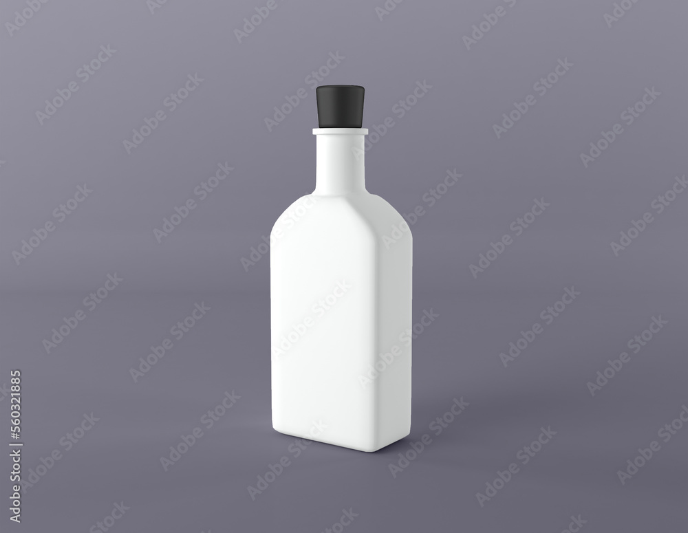 3D Rendered Bottles Mockup Template 3D Rendered Bottles Mockup Template