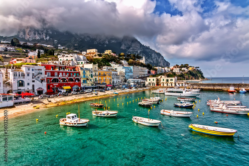 View of the Capri bay