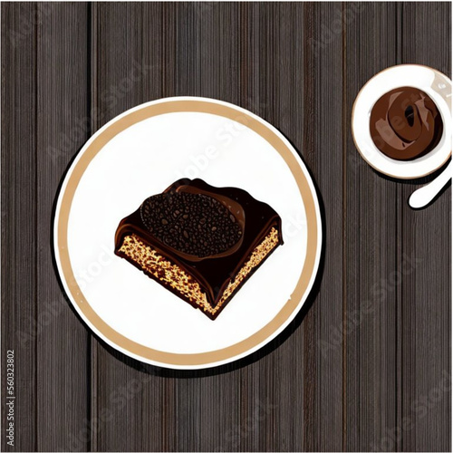 Schokoladentorte mit Kaffee
