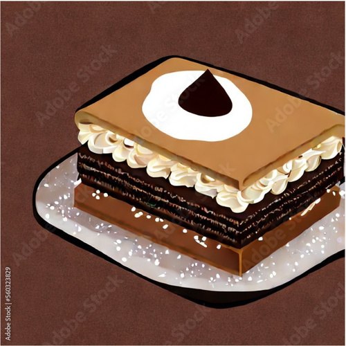Schokoladentorte mit Kaffee