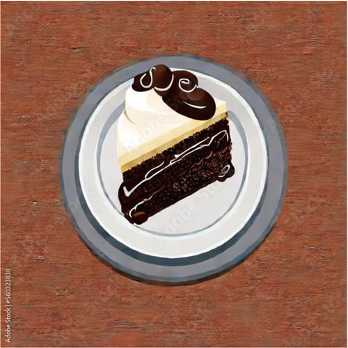 Schokoladentorte mit Kaffee