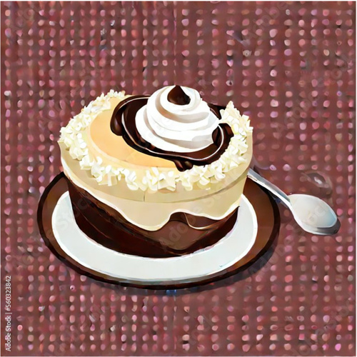 Schokoladentorte mit Kaffee