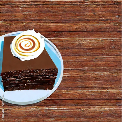 Schokoladentorte mit Kaffee