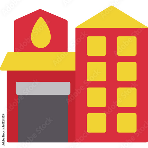Fire Station Icon