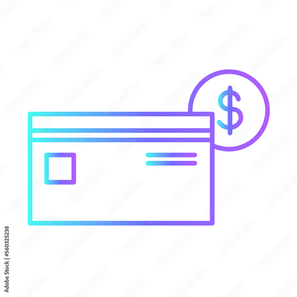 Card pay delivery service icons with purple blue outline style. Shipping logistics symbol sign. Simple vector illustration. Related to package, fee, fast courier Card pay delivery service icons with purple blue outline style. Shipping logistics symbol sign. Simple vector illustration. Related to package, fee, fast courier