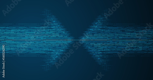Abstract arrow direction. Technology background