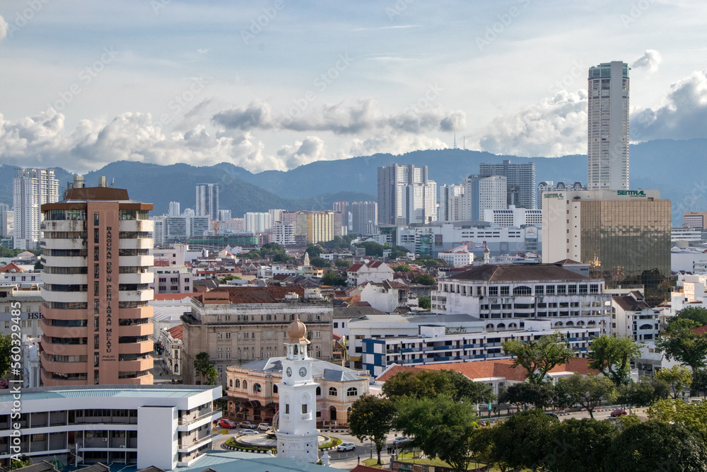 Skyline of Penang, Malaysia (Southeast Asia) Skyline of Penang, Malaysia (Southeast Asia)