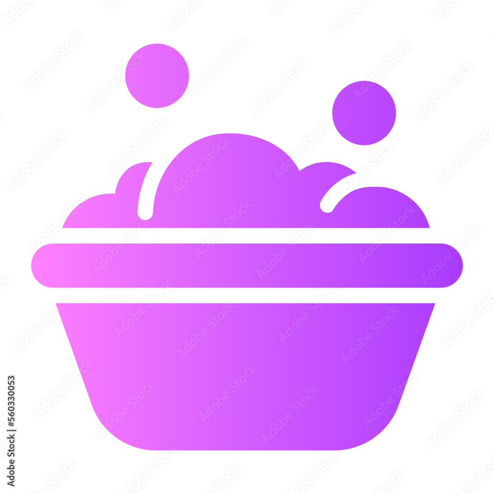 washing clothes gradient icon washing clothes gradient icon