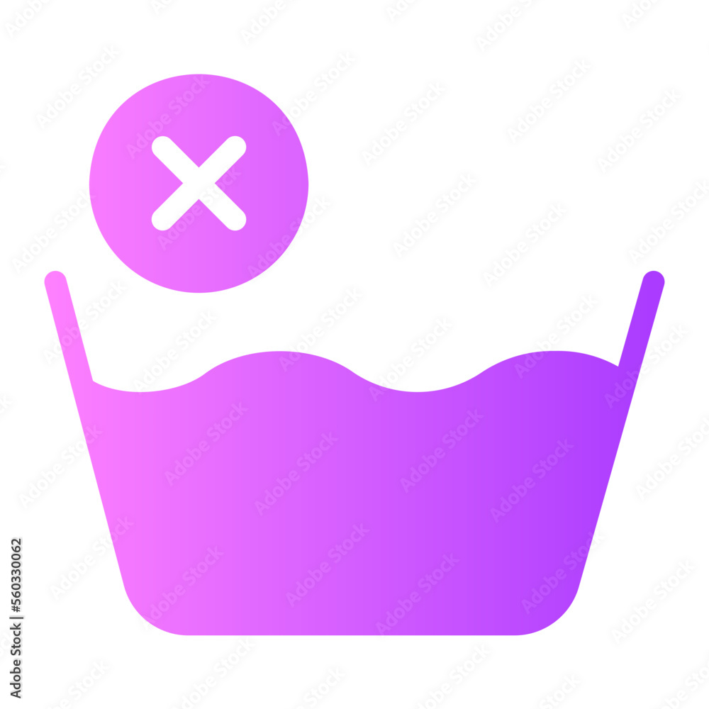 washing gradient icon washing gradient icon