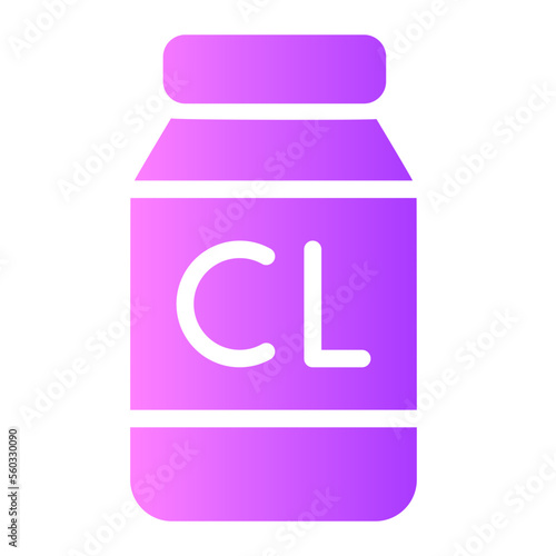 chlorine gradient icon