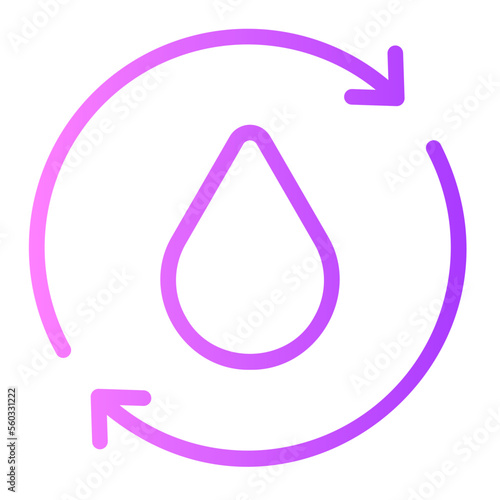 water gradient icon