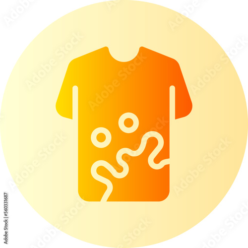 dirty shirt gradient icon