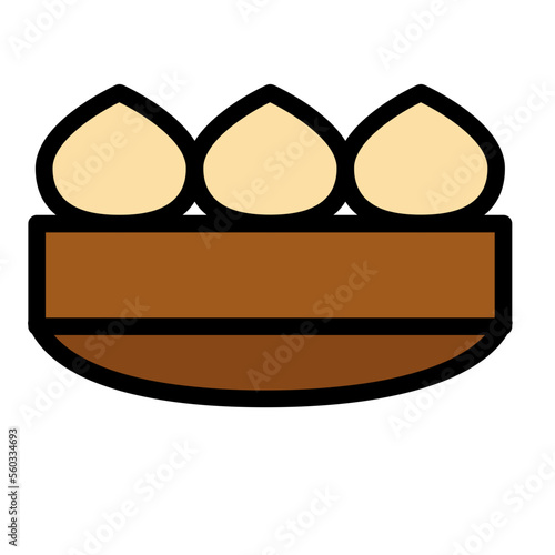 dimsum filled line icon
