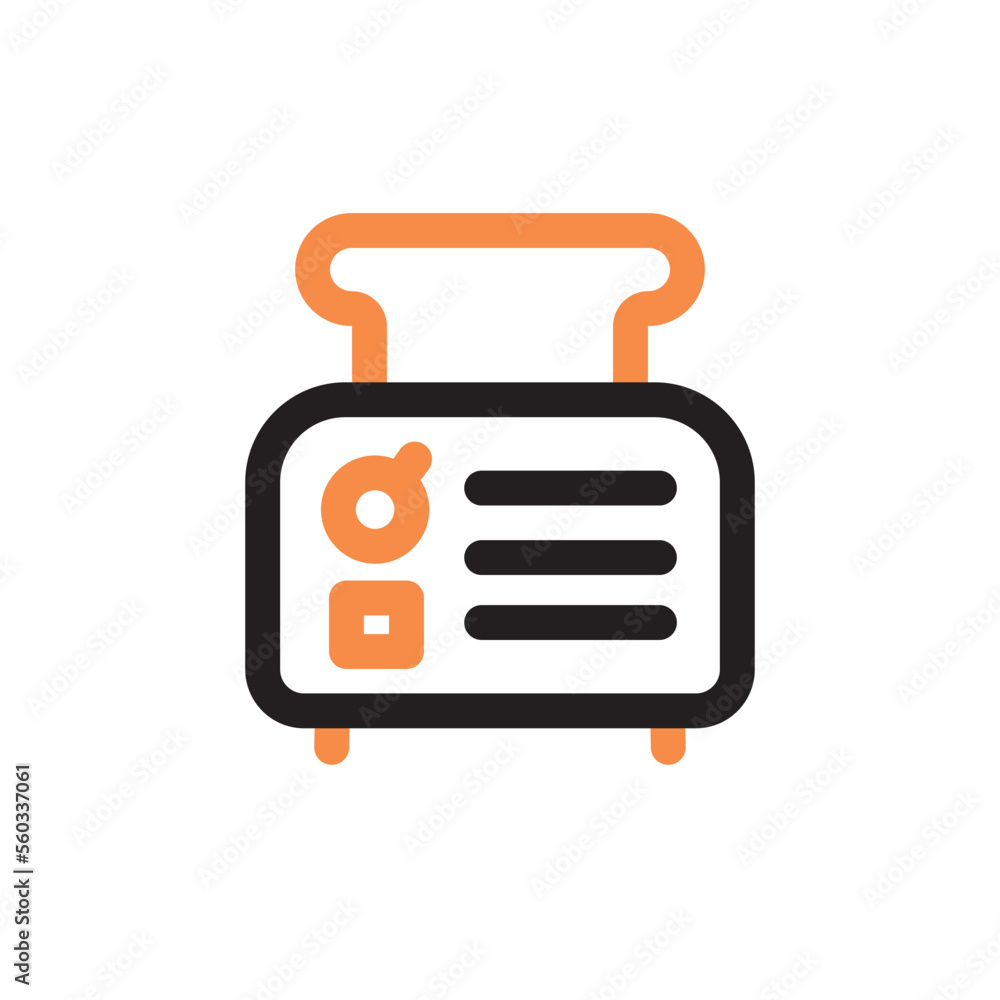 toaster machine icon toaster machine icon