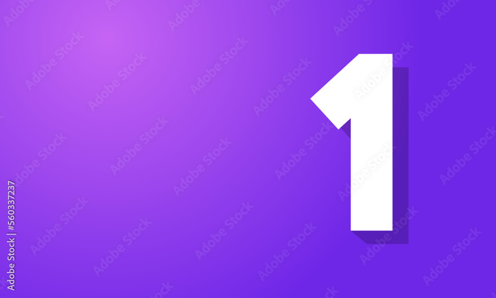 1 Number New White Purple Modern Company Logo 1 Number New White Purple Modern Company Logo