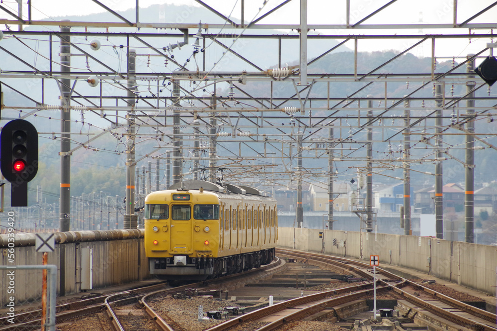 瀬戸大橋線を走る普通列車