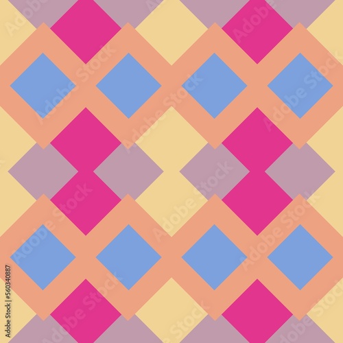 Multi-colored  Photo makeup  Square pattern  Used as background image.