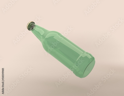 3D Rendered Bottles Mockup Template