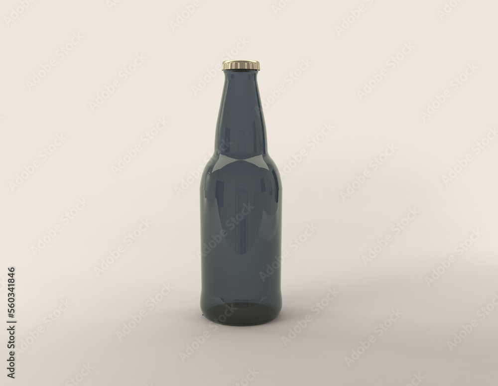 3D Rendered Bottles Mockup Template 3D Rendered Bottles Mockup Template