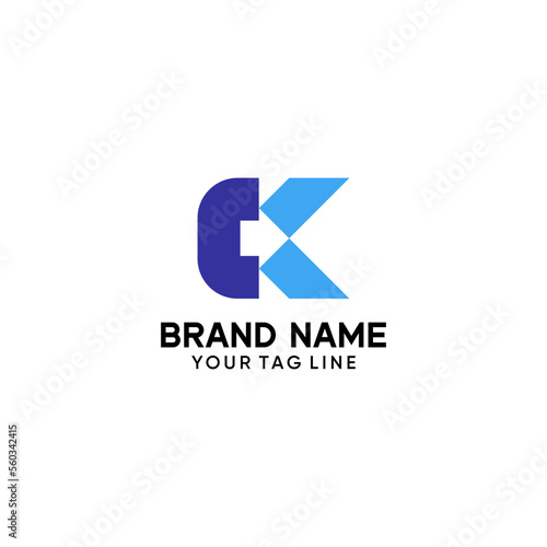 Letter K logo concept
