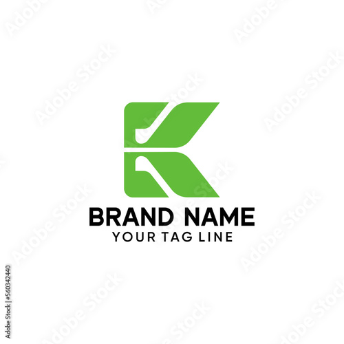 Letter K logo concept
