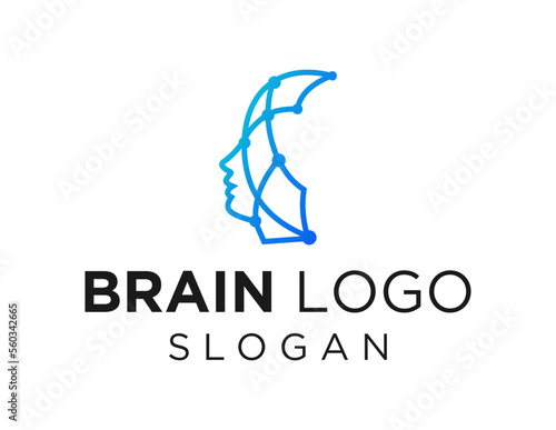 Logo about Brain on white background. created using the CorelDraw application.
