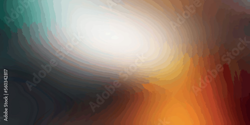 blurred abstract backdrop blended brown orange ash gray green off-white gradient tone contour waves topography wall mural