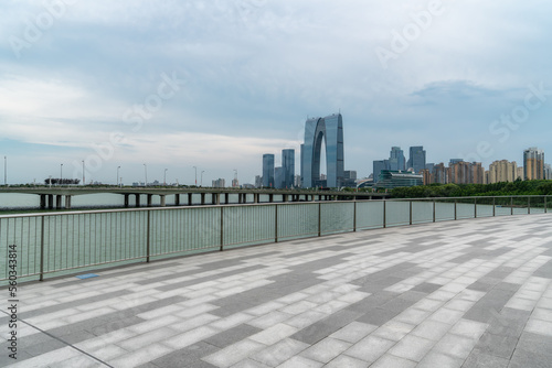 Modern Urban Architectural Landscape of Suzhou, China