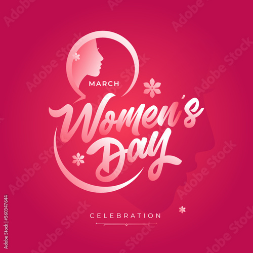 Happy Women s Day Vector Background Design Template