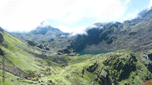 Gosaikunda Lake in Langtang national park  photo