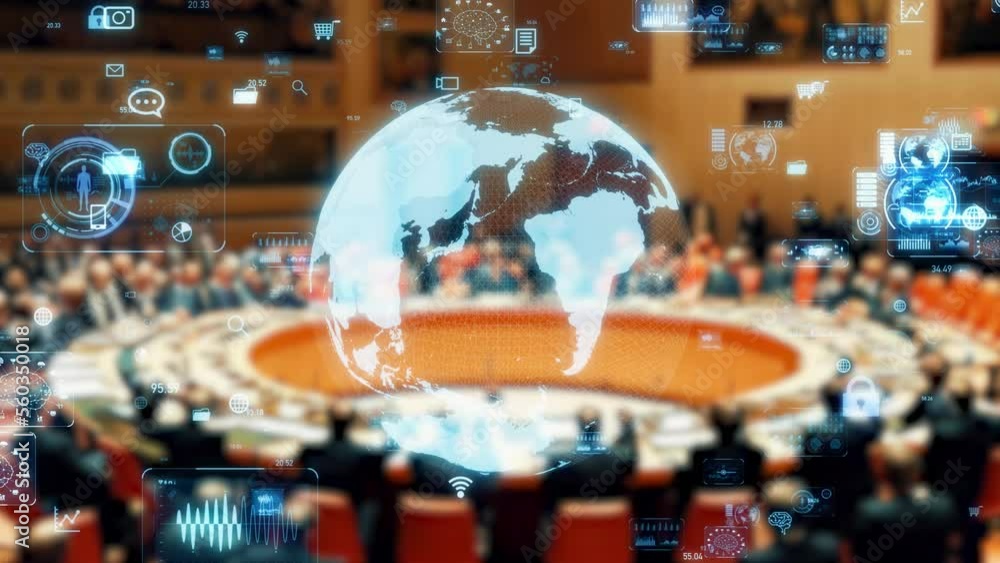 International conference concept. international politics. summit.