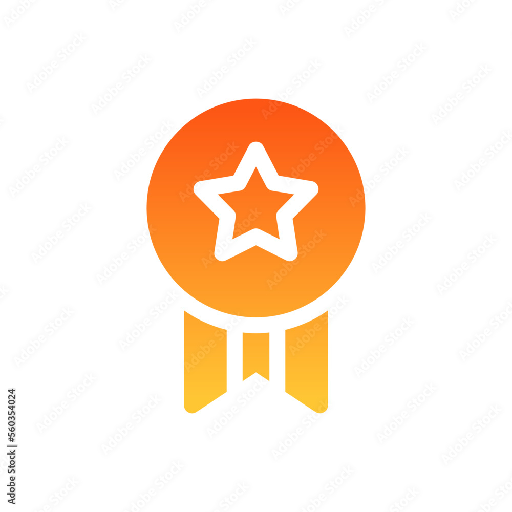 acknowledgement flat gradient icon acknowledgement flat gradient icon