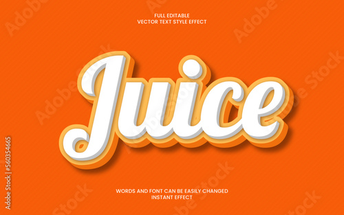 Juice Text Effect