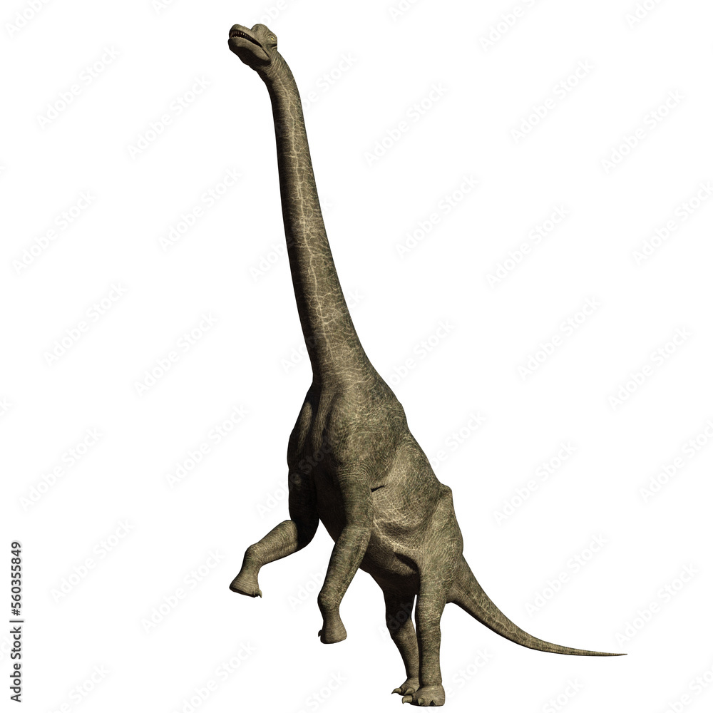 Obraz premium dinosaur brachiosaurus 3d render