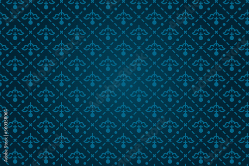 pattern with geometric elements in blue tones, abstract background, vector pattern for design illustration