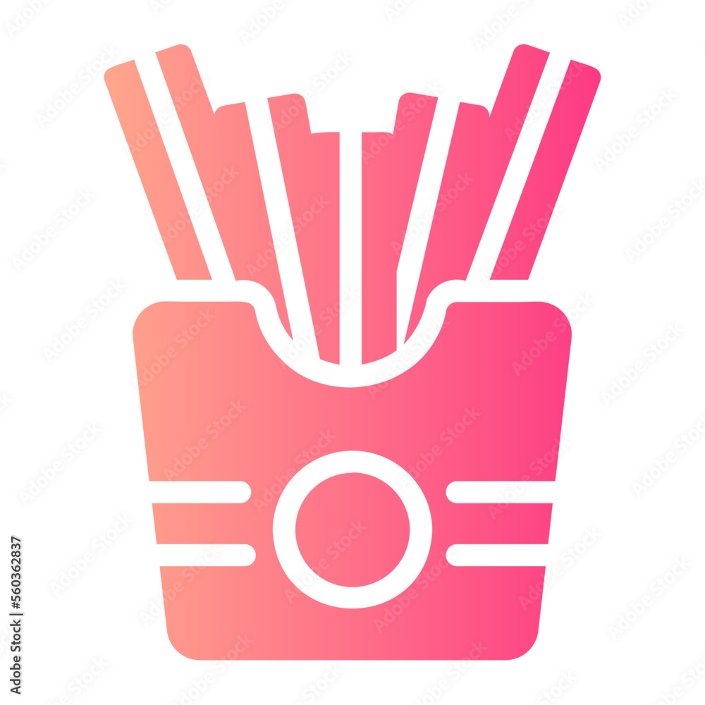 Obraz premium Flat Gradient gradient icon